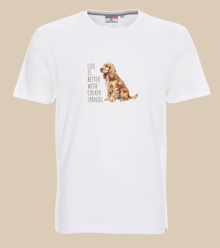 Life Is Better With Cocker Spaniel T-shirt