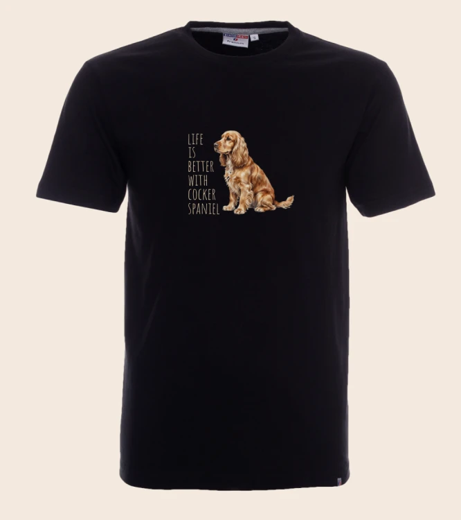 Life Is Better With Cocker Spaniel T-shirt