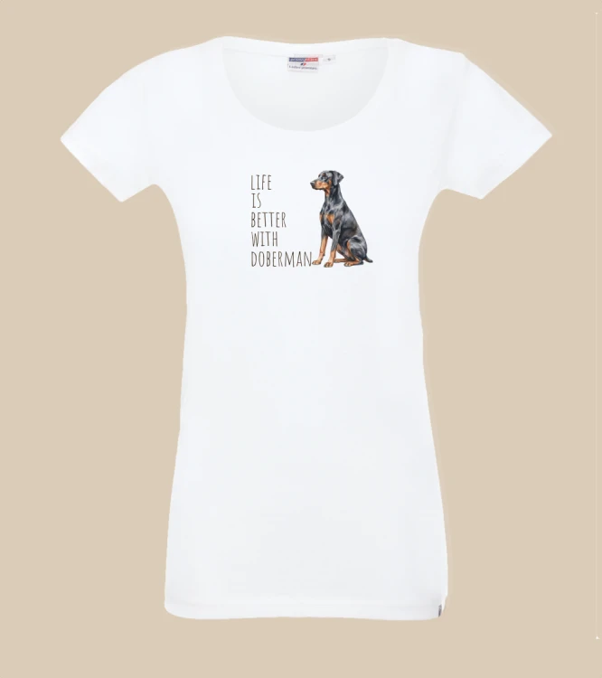 Life Is Better With Doberman T-shirt