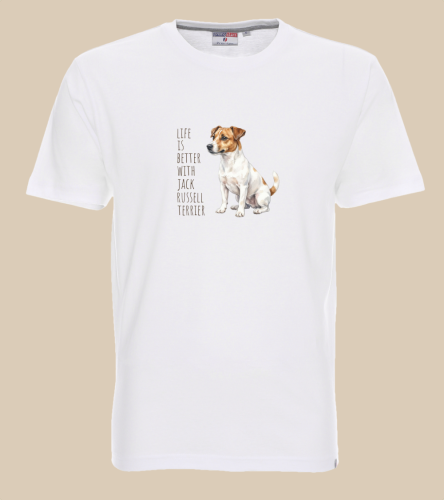Life Is Better With Jack Russell Terrier T-shirt
