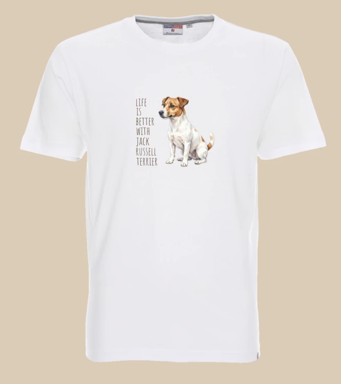 Life Is Better With Jack Russell Terrier T-shirt