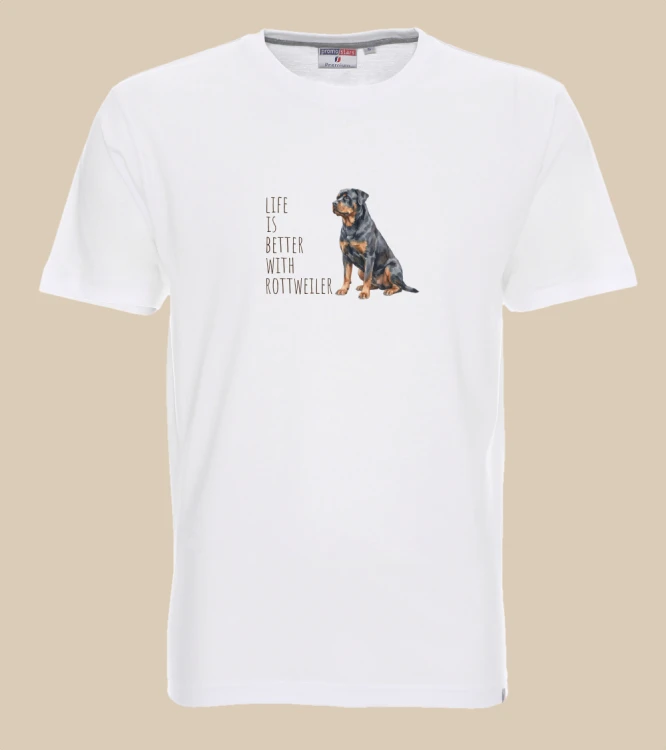 Life Is Better With Rottweiler T-shirt