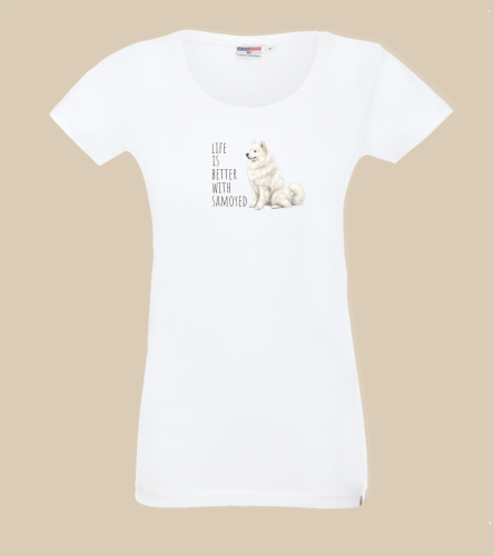 Life Is Better With Samojed T-shirt