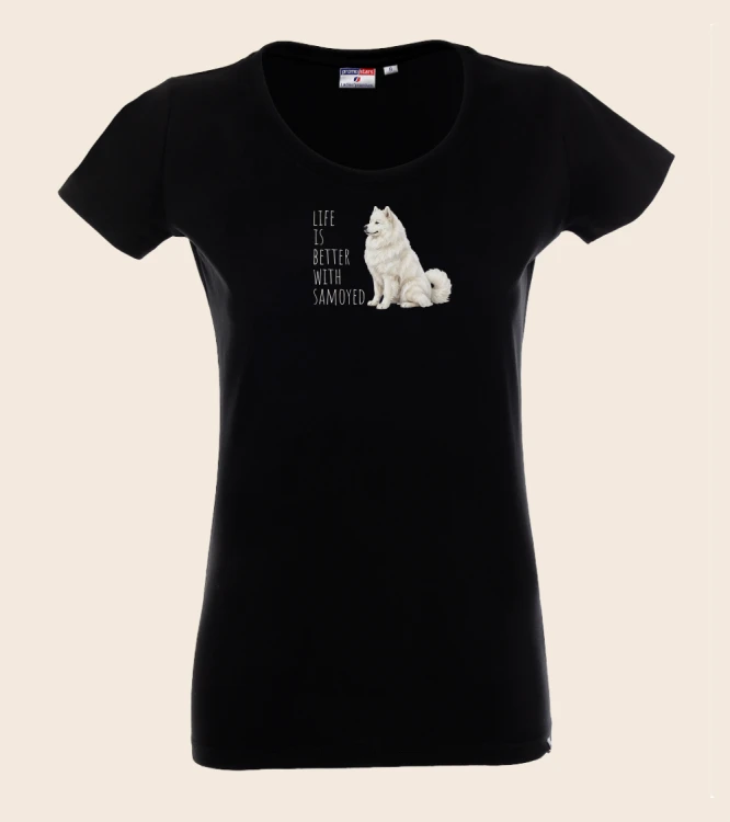 Life Is Better With Samojed T-shirt