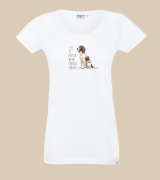 Life Is Better With Spaniel Francuski T-shirt