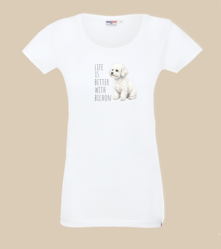 Life Is Better With Bichon T-shirt