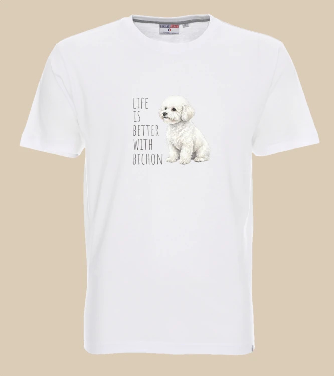 Life Is Better With Bichon T-shirt