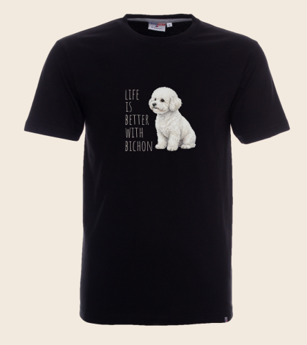 Life Is Better With Bichon T-shirt