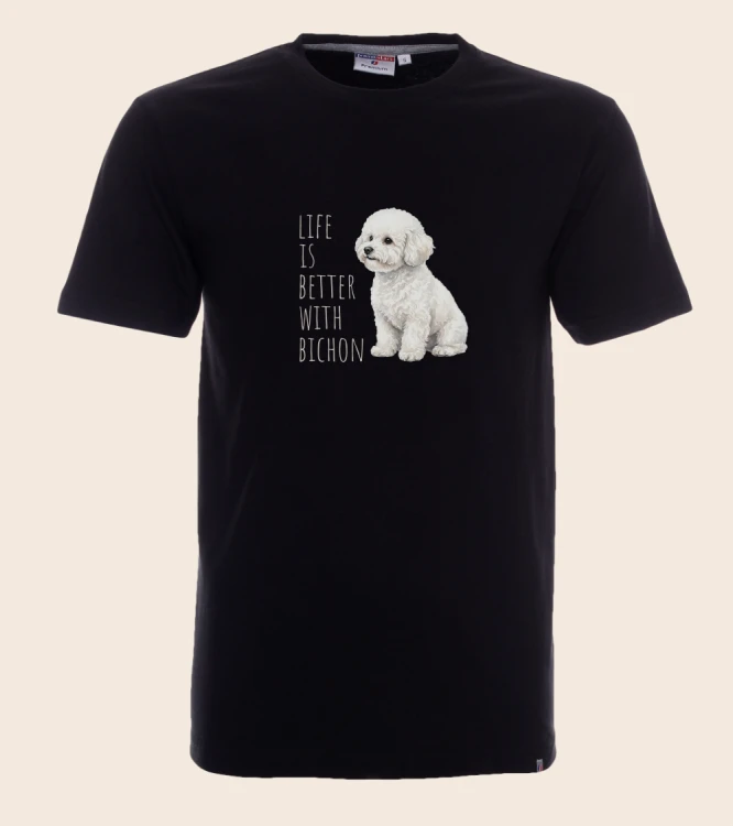 Life Is Better With Bichon T-shirt