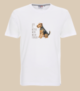 Life Is Better With Terrier Walijski T-shirt