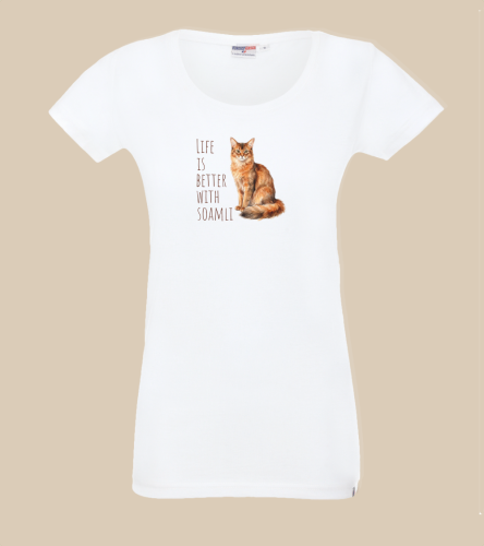 Life Is Better With Kot Somalijski T-shirt