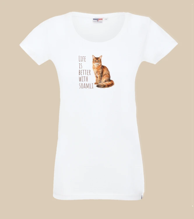 Life Is Better With Kot Somalijski T-shirt