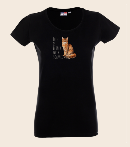 Life Is Better With Kot Somalijski T-shirt