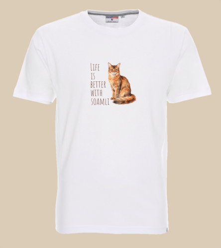 Life Is Better With Kot Somalijski T-shirt