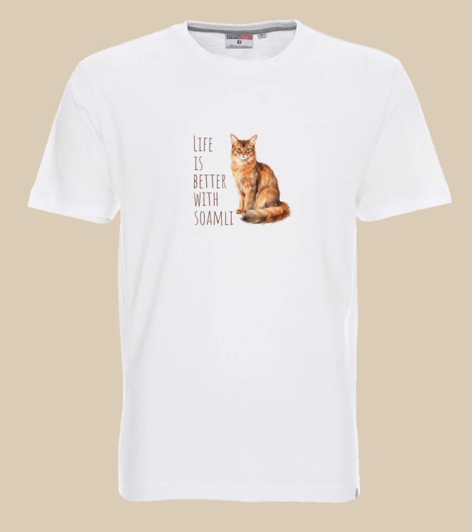 Life Is Better With Kot Somalijski T-shirt