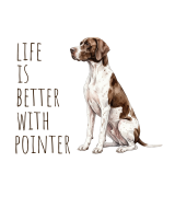 Life Is Better With Wyżeł T-shirt