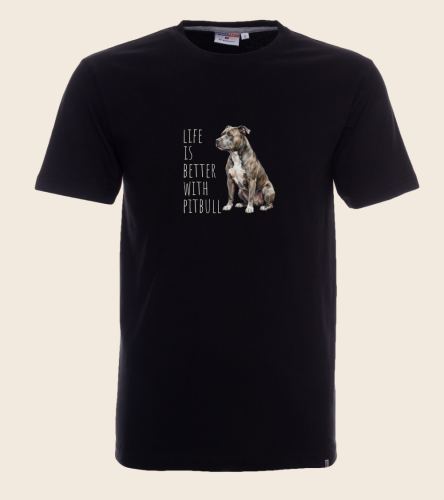 Life Is Better With Pitbull T-shirt