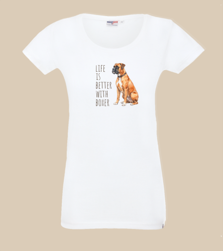 Life Is Better With Bokser T-shirt