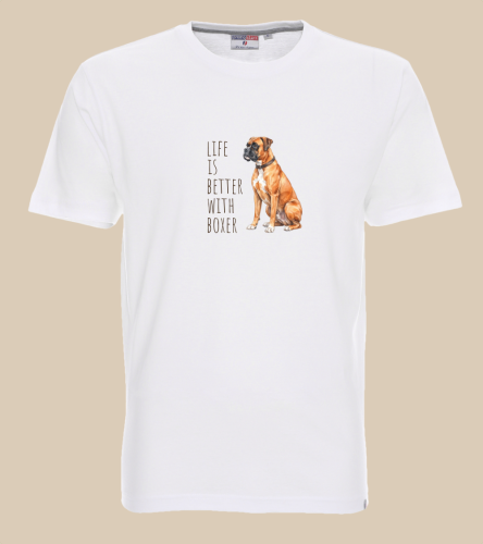 Life Is Better With Bokser T-shirt