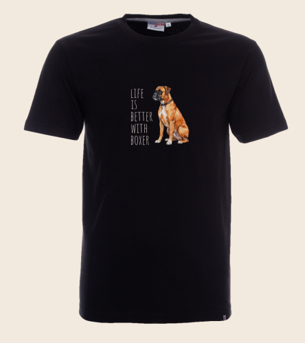 Life Is Better With Bokser T-shirt