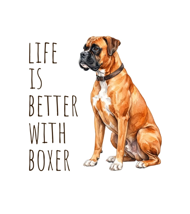 Life Is Better With Bokser T-shirt