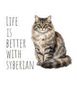 Life Is Better With Kot Syberyjski T-shirt
