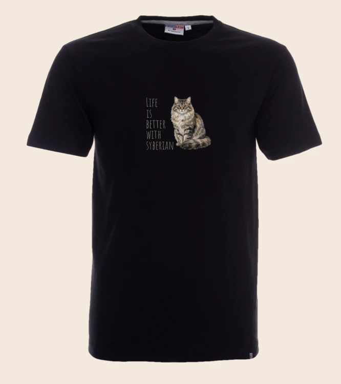 Life Is Better With Kot Syberyjski T-shirt