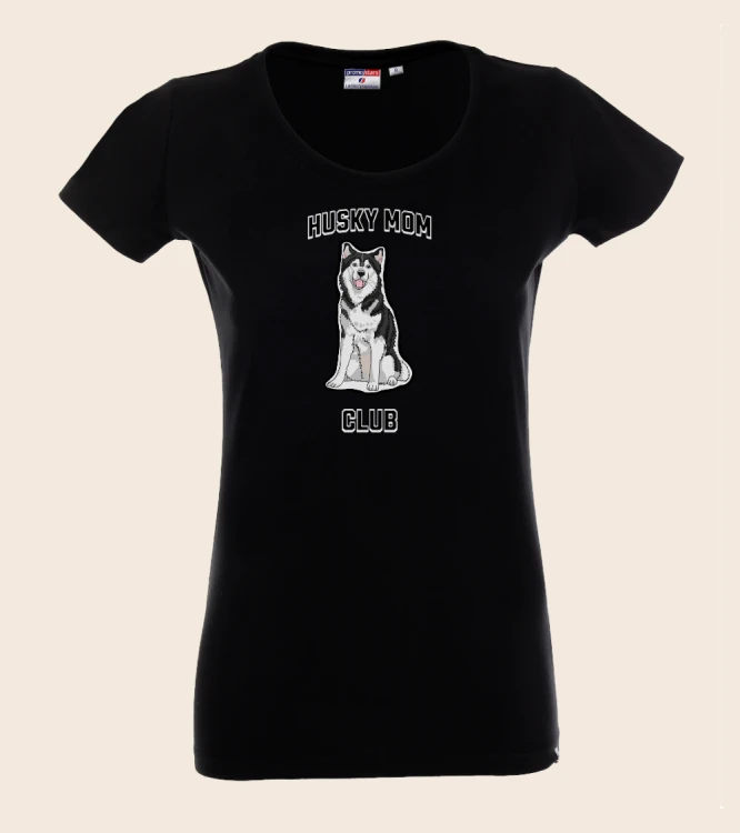 Husky Mom Club T-shirt