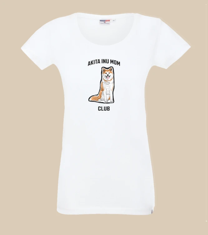 Akita Inu Mom Club T-shirt
