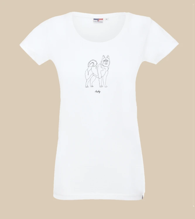 Husky Outline T-shirt