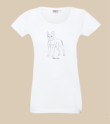 Boston Terrier Outline T-shirt