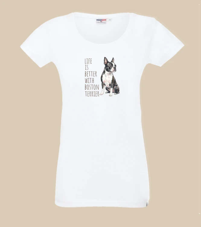 Life is Better With Boston Terrier T-shirt