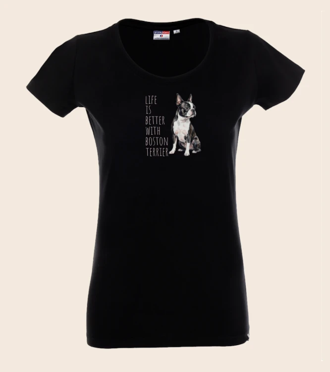 Life is Better With Boston Terrier T-shirt