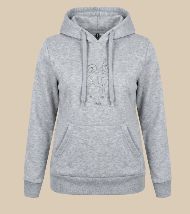 Husky Outline Bluza z kapturem