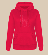 Dalmatyńczyk Outline Bluza z kapturem