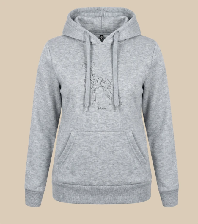 Dalmatyńczyk Outline Bluza z kapturem