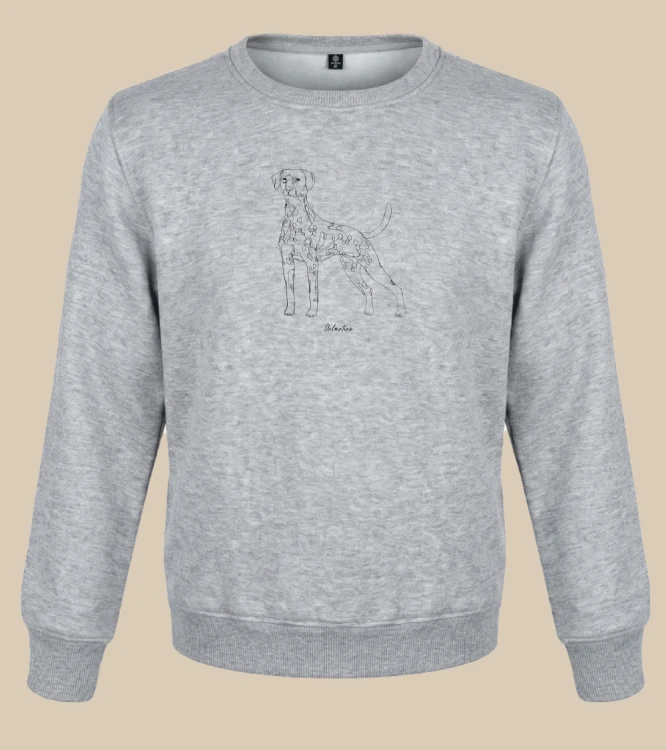Dalmatyńczyk Outline Bluza unisex