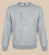 Owczarek Niemiecki Outline Bluza unisex