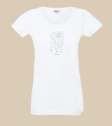 Berneński Pies Pasterski Outline T-shirt