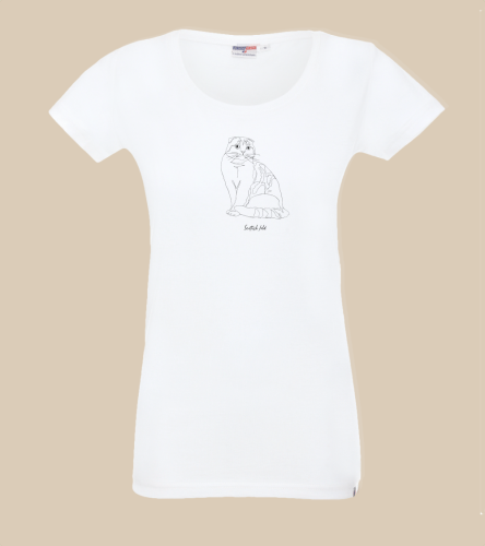 Szkocki Fold Outline T-shirt