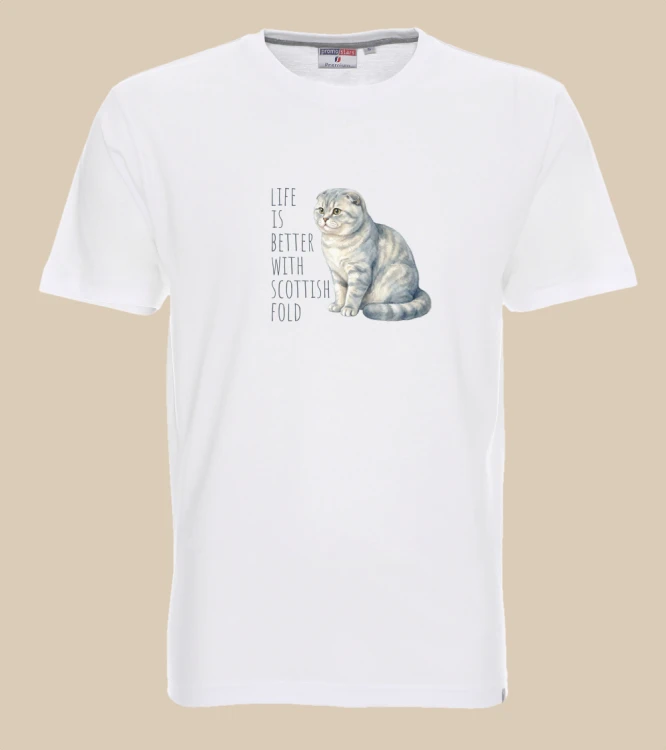 Life Is Better With Szkocki Zwisłouchy T-shirt