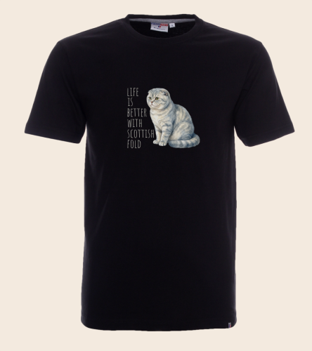Life Is Better With Szkocki Zwisłouchy T-shirt