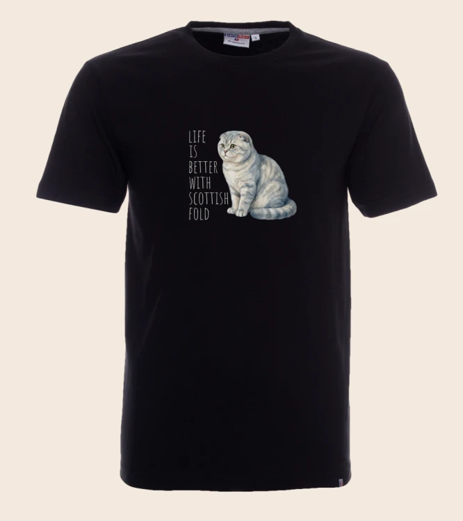 Life Is Better With Szkocki Zwisłouchy T-shirt