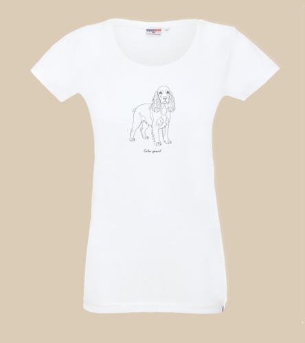 Cocker Spaniel Outline T-shirt