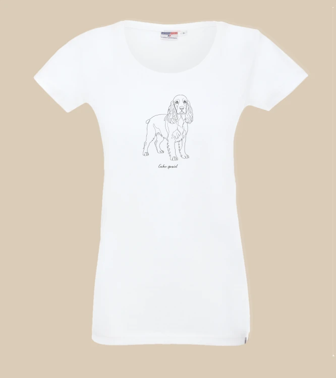 Cocker Spaniel Outline T-shirt