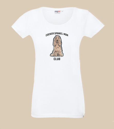 Cocker Spaniel Mom Club T-shirt