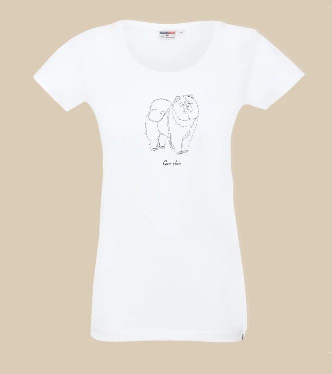 Chow Chow Outline T-shirt