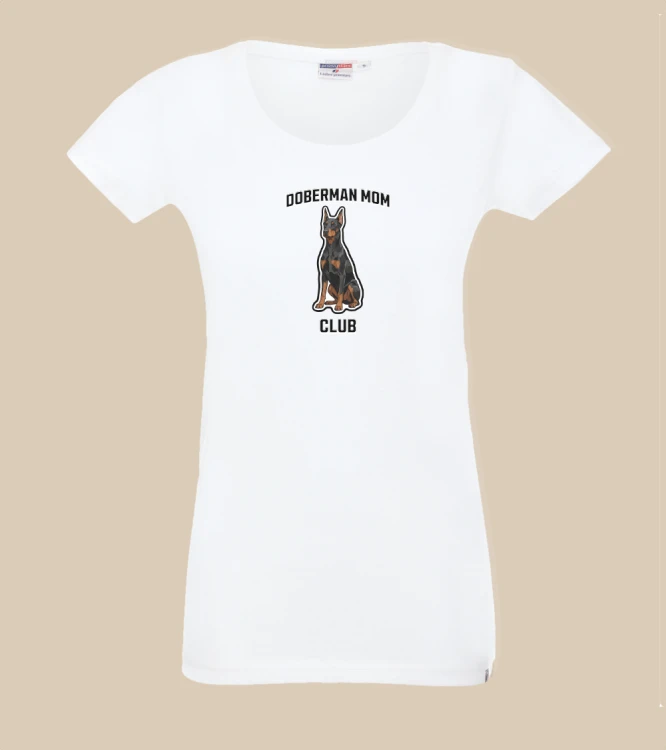 Doberman Mom Club T-shirt