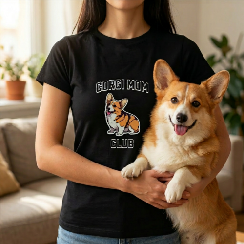 Corgi Mom Club T-shirt