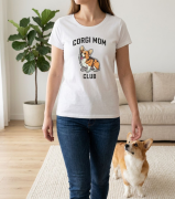 Corgi Mom Club T-shirt